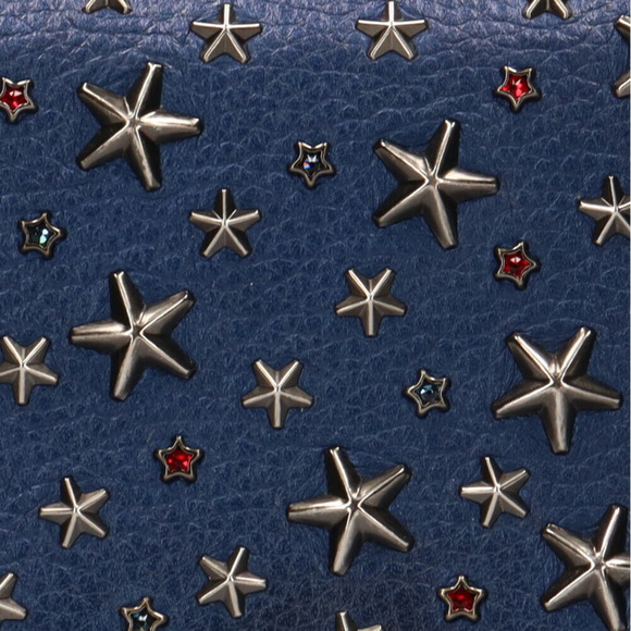 Jimmy Choo JIMMY CHOO Sophia Studs Shoulder Bag Leather Navy Women's - Picture 11 of 11